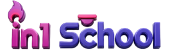 in1 school logo_3d_in1 school 3d logo 1